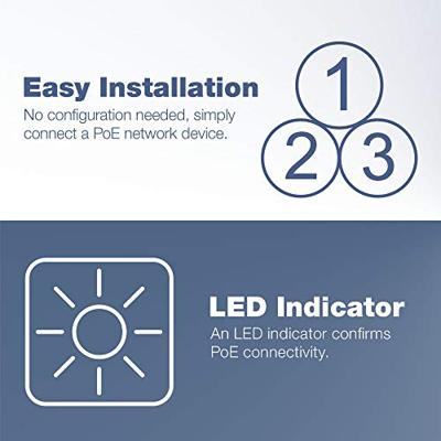 TRENDnet, TPE-115GI, Gigabit Power Over Ethernet Plus (PoE+) injector zet niet-PoE Gigabit om naar PoE+ of PoE Gigabit naar netwerkafstanden tot 100 m