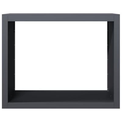 Haardhoutrek 100x40x80 cm staal antracietkleurig Haardhoutrek 100x40x80 cm staal antracietkleurig