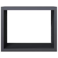 Haardhoutrek 100x40x80 cm staal antracietkleurig - thumbnail