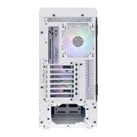 Thermaltake CA-1X5-00M6WN-00 Midi-tower Gaming-behuizing Wit 4 voorgeïnstalleerde LED-ventilators, Zijvenster - thumbnail