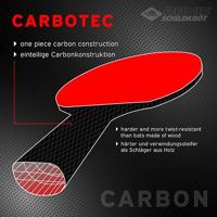 Tafeltennisracket - Schildkröt - 758221 - 100% Carbon - Liga QRC Rubber - One Size - thumbnail