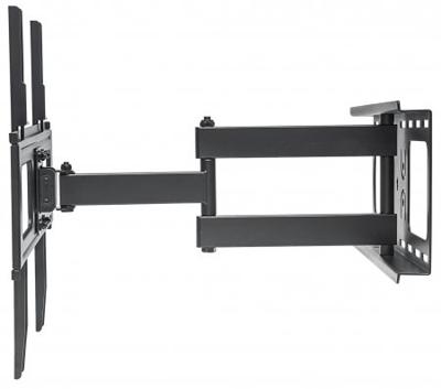 Manhattan 461283 TV-beugel 94,0 cm (37) - 177,8 cm (70) Kantelbaar, Zwenkbaar Voor curved TVs, Variabele afstand tot de muur, Verstelbare ondersteun