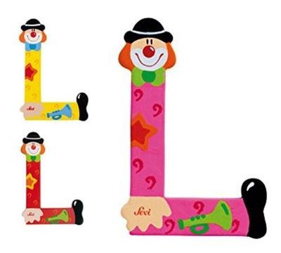 Sevi letter clown l: 10 cm (81748)
