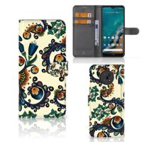 Wallet Case Nokia G50 Barok Flower - thumbnail