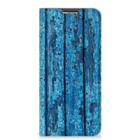 OPPO A54s | A16 | A16s Book | Wallet Case | Wood Blue - thumbnail