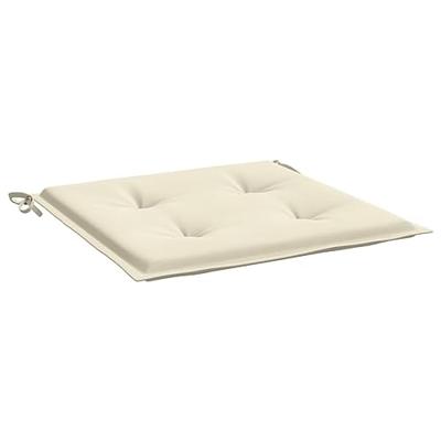 VidaXL Tuinstoelkussens 4 st 40x40x4 cm oxford stof crèmekleurig