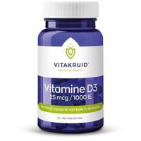 Vitakruid Vitamine D3 25 mcg / 1000 IE 120 Tabletten - thumbnail