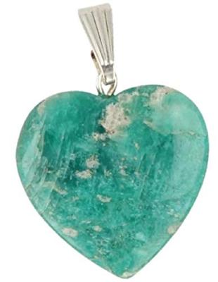 Hartvormige Hanger Amazoniet (20 mm) Hartvormige Hanger Amazoniet (20 mm)