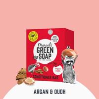 Marcel&apos;s Green Soap Conditioner bar - argan & oudh - 60 gr - thumbnail