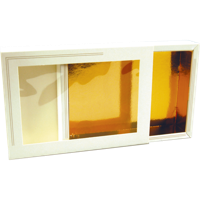 Chocoladeletterdoos | karton + PET | 196x141x38mm | Sinterklaas | wit/goud | 48 stuks - thumbnail