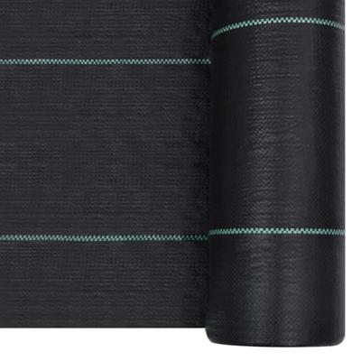 Worteldoek 2x25 m PP zwart