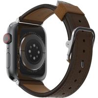 OtterBox Symmetry Cactus Leather horlogeband voor Apple Watch 46mm/45mm/44mm, vervangende duurzame, zachte band voor Apple Watch, Bruin - thumbnail