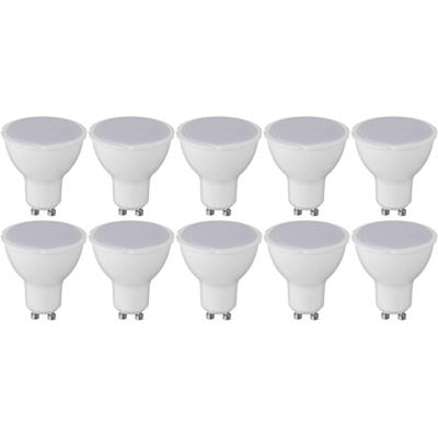 Energiezuinige LED Spot GU10 10-Pack - 4W Warm Wit 3000K
