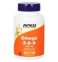 NOW Omega 3-6-9 1000mg Tabletten - thumbnail