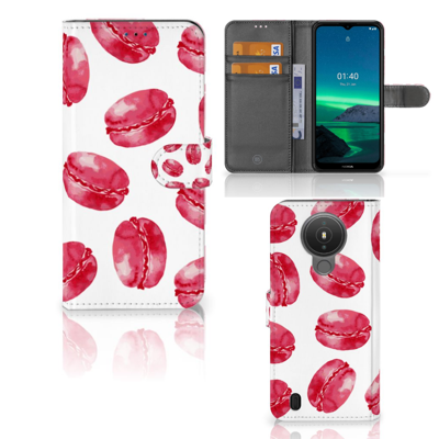 Nokia 1.4 | Book Cover | Pink Macarons