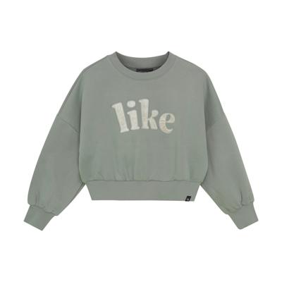 Indian Blue Jeans Winter sweater meisjes - groen - Satijn