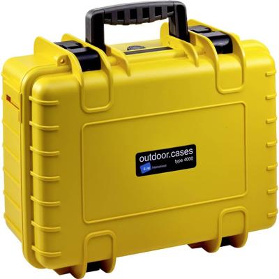 B & W International Outdoor-koffer outdoor.cases Typ 4000 16.6 l (b x h x d) 420 x 325 x 180 mm Geel 4000/Y/SI B & W International Outdoor-koffer outdoor.cases Typ 4000 16.6 l (b x h x d) 420 x 325 x 180 mm Geel 4000/Y/SI