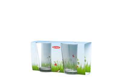 Mepal glas flow 200ml set 2 stuks