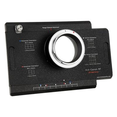 Fotodiox Pro Lens Mount Adapter for Canon RF to 4x5 View Camera with Graflok back