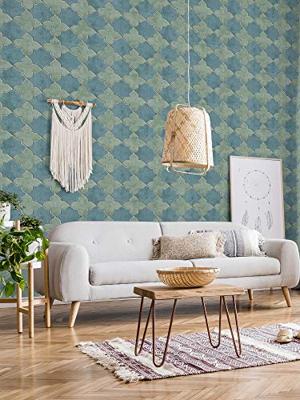 Livingwalls New Walls blauw behang | 374214
