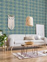 Livingwalls New Walls blauw behang | 374214 - thumbnail