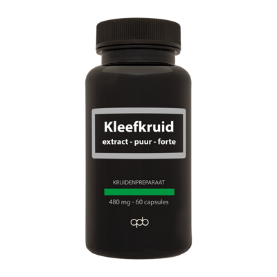 Kleefkruid extract puur forte 480mg 60 Vegetarische capsules