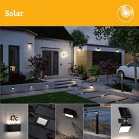 Paulmann 95706 Wandlamp op zonne-energie met bewegingsmelder 6.2 W Lichtkleur (naam): Warmwit - thumbnail