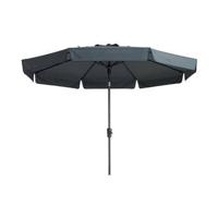 Madison parasol flores luxe rond 300 cm grijs - thumbnail