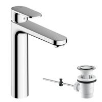 Hansgrohe Wastafelmengkraan Vernis Blend 190 Eengreeps Met Trekwaste Chroom - thumbnail