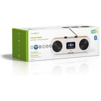 Internetradio | Tafelmodel | Bluetooth® / Wi-Fi | DAB+ / FM / Internet | 2.4 " | Kleurenscherm | 34 W | Afstandbestuurbaar | App-gestuurd | Wekker | Bruin / Wit - thumbnail