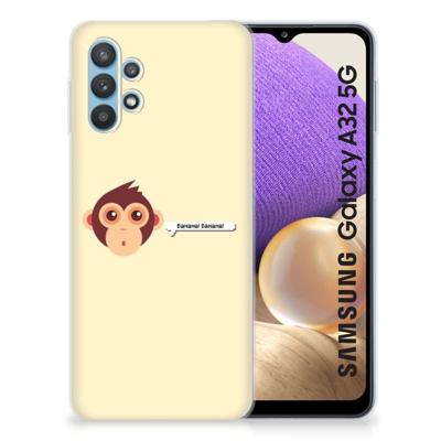 Samsung Galaxy A32 5G Telefoonhoesje met Naam Monkey Samsung Galaxy A32 5G Telefoonhoesje met Naam Monkey