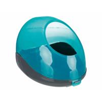TRIXIE ZANDBAD DEGOES / CHINCHILLA'S KUNSTSTOF GRIJS / TURQUOISE 27X16X18 CM 2 ST - thumbnail