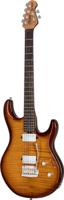 Sterling by Music Man LK100 Luke Hazel Burst met gigbag - thumbnail