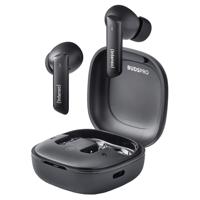 Intenso Buds Pro T500HAE schwarz In Ear oordopjes Bluetooth Zwart Noise Cancelling Waterafstotend Mobiele telefoon - thumbnail