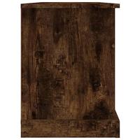 Tv-meubel 99,5x35,5x48 cm bewerkt hout gerookt eikenkleurig - thumbnail