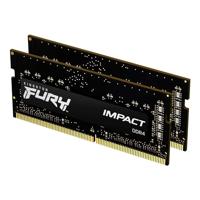 Kingston FURY Impact Werkgeheugenset voor laptop DDR4 32 GB 2 x 16 GB Non-ECC 3200 MHz 260-pins SO-DIMM CL20 KF432S20IBK2/32 - thumbnail