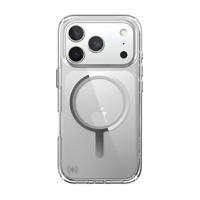 Speck Presidio Perfect Clear voor iPhone 17 Pro Case, MagSafe-compatibel, dun beschermhoes, helder/helder/zilver - thumbnail