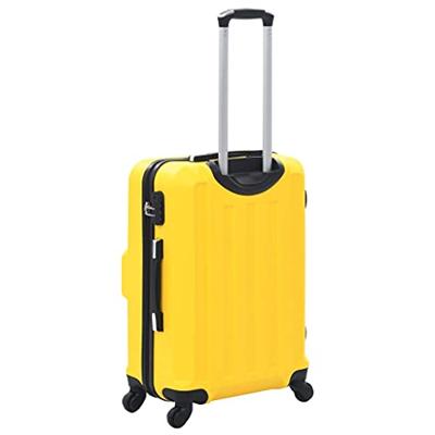 VidaXL 3-delige harde kofferset abs geel