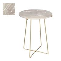 Mica Decorations Alec bijzettafel 55 x Ø 43cm marmer, lichtroze - thumbnail