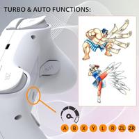 Draadloze controller - SUBSONIC - Switch 2 / Switch - Programmeerbare LED's - Trillingen - Gyroscoop - Wit - thumbnail