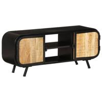 Tv-meubel 110x30x45 cm ruw mangohout - thumbnail