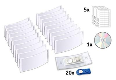 Avery-Zweckform POL35MA66-10DR Naamplaatje (b x h) 80 mm x 34 mm 10 stuk(s) - thumbnail