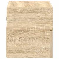 Nachtkastje wandgemonteerd 45x26x28,5 cm sonoma eikenkleurig - thumbnail