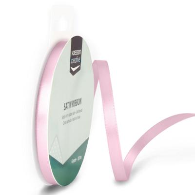Vaessen Creative • satijn lint 6mmx10m pastel roze