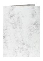Correspondentiekaart papi dubbel a6 marmer grijs - thumbnail