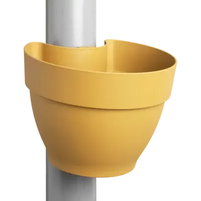 Elho Vibia campana Regenpijpbakje 22cm geel