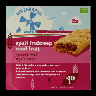 Molenaartje Spelt Fruitreep Rood Fruit