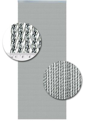 Vliegengordijn Kunststof Venetie Zilver - 92cm x 210cm Vliegengordijn Kunststof Venetie Zilver - 92cm x 210cm