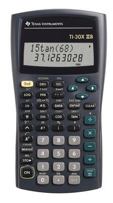 Texas Instruments Schulrechner TI-30 X II B Schoolrekenmachine Grijs