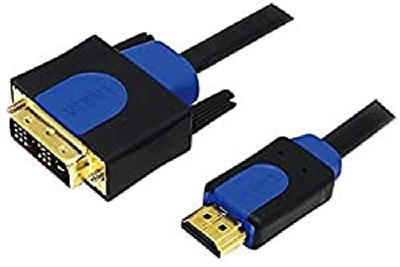 LogiLink CHB3103 DVI-kabel DVI / HDMI Adapterkabel DVI-D 18+1-polige stekker, HDMI-A-stekker 3.00 m Zwart Vergulde steekcontacten, Schroefbaar LogiLink CHB3103 DVI-kabel DVI / HDMI Adapterkabel DVI-D 18+1-polige stekker, HDMI-A-stekker 3.00 m Zwart Vergulde steekcontacten, Schroefbaar